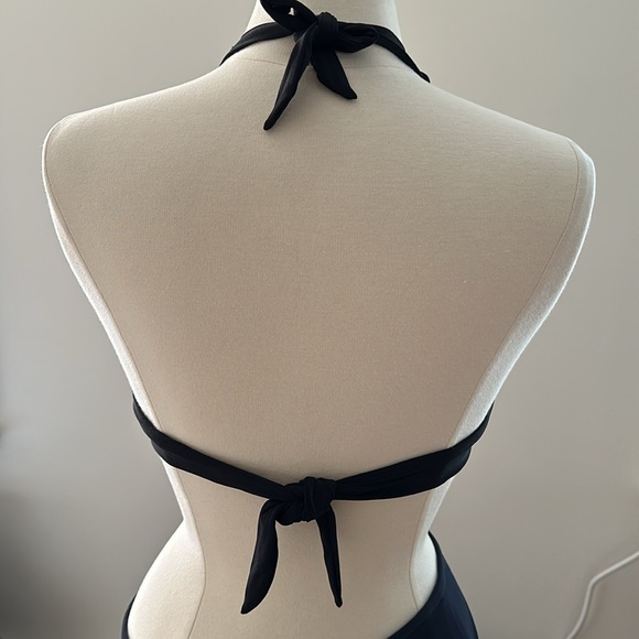 ROBIN PICCONE halter bikini top black. Just top. - Picture 2 of 5